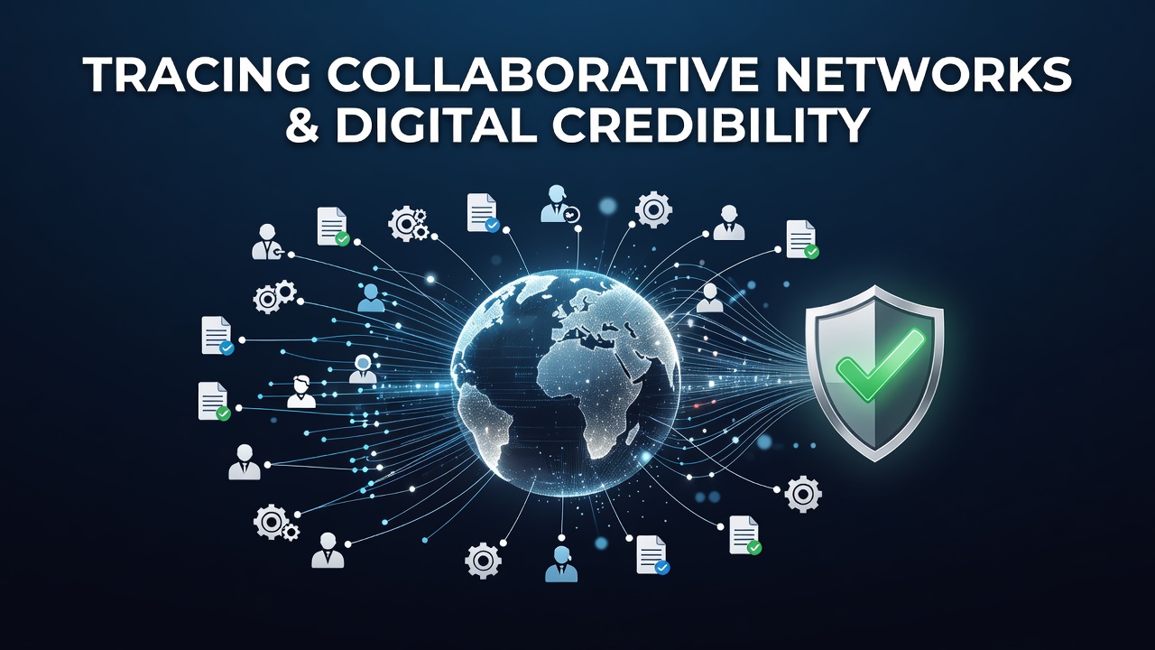 Tracing Collaborative Networks and Their Role in Establishing Digital Credibility